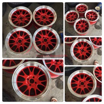 ขายล้อแม็กซ็ขอบ15 BBS BF1 หน้า8" 4รู100ราคา 8,300฿