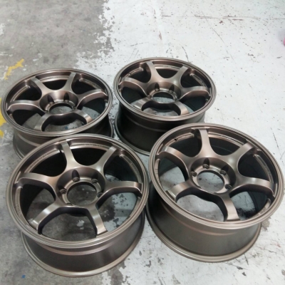 ขายล้อมือสอง RG-II ขอบ18 หน้า8 หลัง9 6รู139.7 ชุดละ 14500