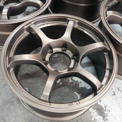 ขายล้อมือสอง RG-II ขอบ18 หน้า8 หลัง9 6รู139.7 ชุดละ 14500