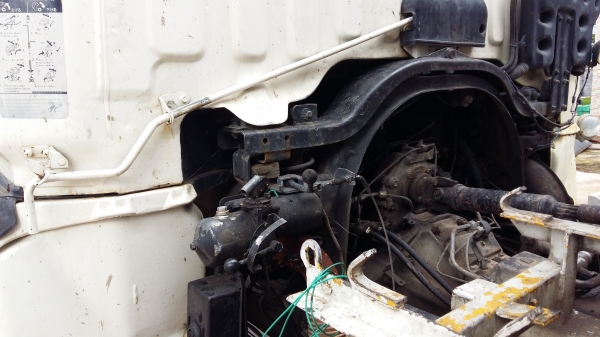 ขายรถโม่ปูน 10 ล้อ 7 คิว Hino FS 600B เครื่อง V8 8 สูบ 300 แรงม้า 3 เพลา