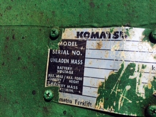 ขายรถยก KOMATSU 6 TON ขายรถยก KOMATSU 6 TON