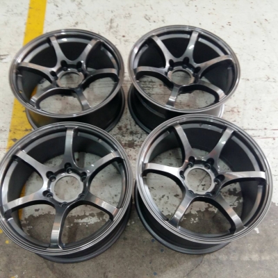 ขายล้อมือสอง RG-S ขอบ18 หน้า8.5 หลัง9.5 6รู139.7 ชุดละ 14500