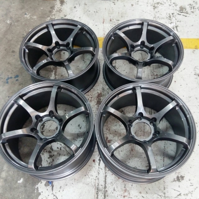 ขายล้อมือสอง RG-S ขอบ18 หน้า8.5 หลัง9.5 6รู139.7 ชุดละ 14500