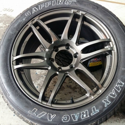 ขายล้อมือสอง MR-II ขอบ20 พร้อมยางใหม่ SAFFIRO