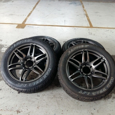 ขายล้อมือสอง MR-II ขอบ20 พร้อมยางใหม่ SAFFIRO