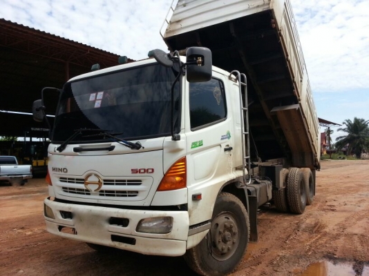 รถฮีโน่ 10 ล้อดั๊ม  FM1J  260  แรงม้า.  ปี 46.    สนใจติดต่อ  081 - 6079515