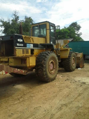 ขายรถตักล้อยาง KOMATSU WA400-1 สภาพเดิมๆยางดีเครื่องดีปั้มดีพร้อมใช้งาน