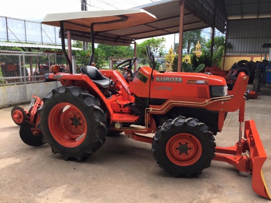 ขายรถไถKubota L3408 (4WD) พร้อมใบมีดหน้าและผานพรวน รถพร้อมใช้งาน