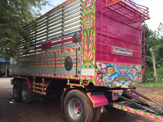 ขาย ISUZU 360 พ่วงแม่ลูก กระบะเนียมคอกเกษตรดั๊ม รถปี 56 ไมลวิ่ง 79,000 โล