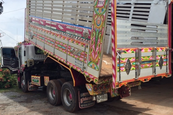 ขาย ISUZU 360 พ่วงแม่ลูก กระบะเนียมคอกเกษตรดั๊ม รถปี 56 ไมลวิ่ง 79,000 โล