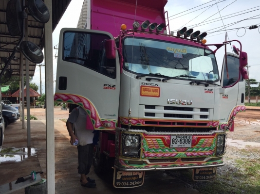 ขาย ISUZU 360 พ่วงแม่ลูก กระบะเนียมคอกเกษตรดั๊ม รถปี 56 ไมลวิ่ง 79,000 โล