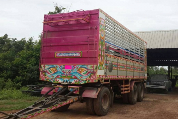 ขาย ISUZU 360 พ่วงแม่ลูก กระบะเนียมคอกเกษตรดั๊ม รถปี 56 ไมลวิ่ง 79,000 โล