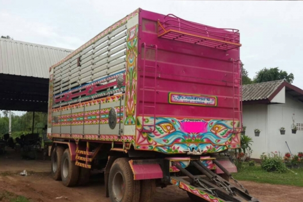 ขาย ISUZU 360 พ่วงแม่ลูก กระบะเนียมคอกเกษตรดั๊ม รถปี 56 ไมลวิ่ง 79,000 โล