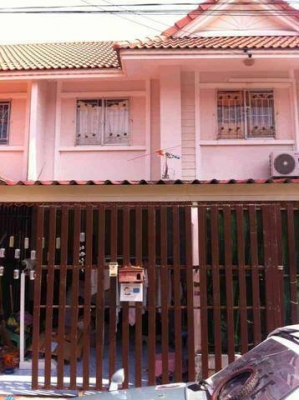 ขายทาวน์เฮ้าส์ 2 ชั้น ถนนบางขุนเทียน-ชายทะเล ใกล้ สน.เทียนทะเล