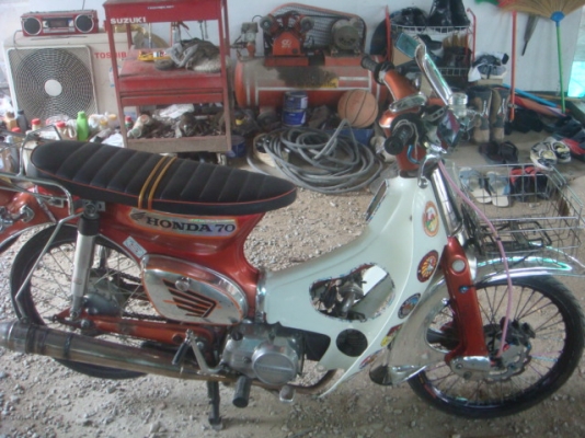 HONDA C70เครื่องโครงดรีมมีทะเบียนเขียวถูกขี่ได้เลยคุ้มมาก
