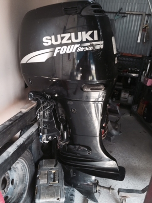ขายเครื่องเรือ Suzuki 90 หัวฉีด สตาร์ทไฟฟ้า ทริมไฟฟ้า