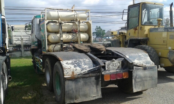 ขายรถบรรทุก 10 ล้อหัวลาก NISSAN UD 430 290 แรงม้าปี 2536 ราคา 550000