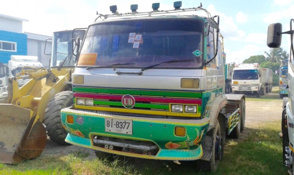 ขายรถบรรทุก 10 ล้อหัวลาก NISSAN UD 430 290 แรงม้าปี 2536 ราคา 550000