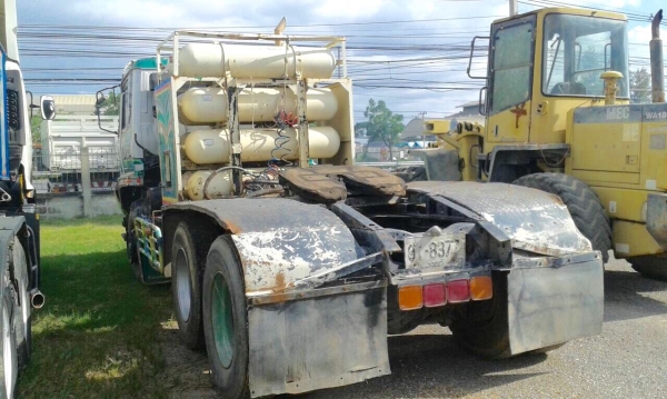 ขายรถบรรทุก 10 ล้อหัวลาก NISSAN UD 430 290 แรงม้าปี 2536 ราคา 550000