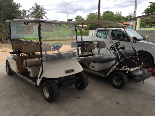 รถกอล์ฟ เครื่องเบนซิน ใช้น้ำมัน