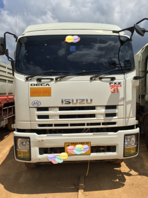 ขายรถบรรทุก 18 ล้อพ่วงแม่ลูกดัมพ์ ISUZU DECA 360 แรงม้าปี 2556 ลูกพ่วงสามมิตรกับอู่พิรุฬ 2 เพลา ไมล์ 130000 ราคา 2450000
