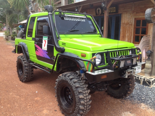 ขายรถกระบะ4WD Suzuki คาริบเบียน SJ413W พร้อมใช้งาน 083-5438585 คุณโก้