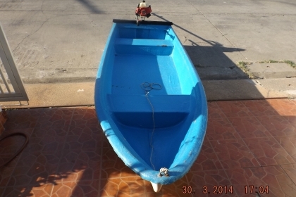 ขายเรือไฟเบอร์ ยาว10 ฟุต กว้าง 1 เมตร พร้อมเครื่อง นนทบุรี