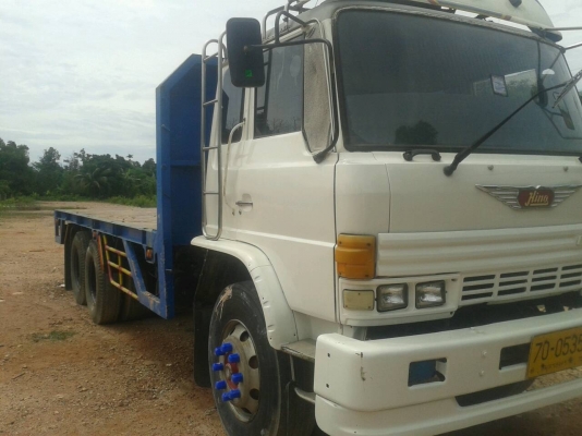 ขายรถบรรทุก 10 ล้อพื้นเรียบเพลาเดี่ยว HINO FL18 185 แรงม้า ราคา 580000