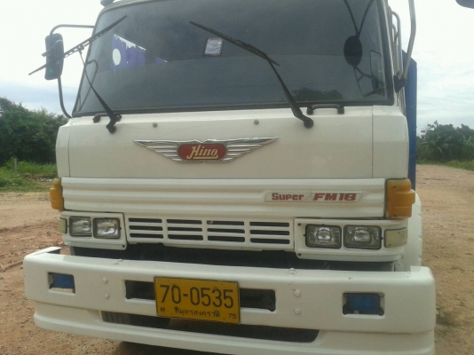 ขายรถบรรทุก 10 ล้อพื้นเรียบเพลาเดี่ยว HINO FL18 185 แรงม้า ราคา 580000