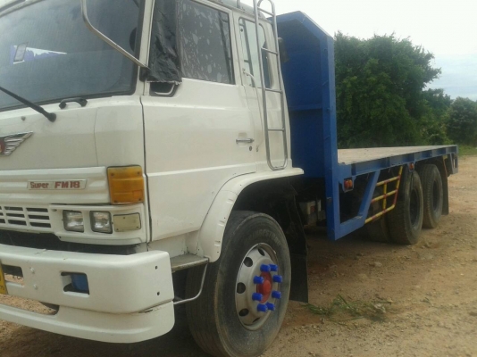 ขายรถบรรทุก 10 ล้อพื้นเรียบเพลาเดี่ยว HINO FL18 185 แรงม้า ราคา 580000