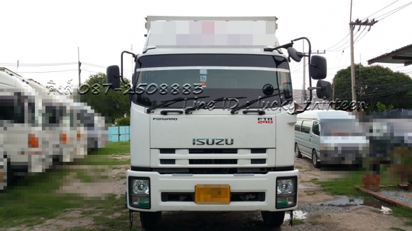 ขาย Isuzu FTR240 ปี56 ตู้สิบบานยาว 7.6เมตร
