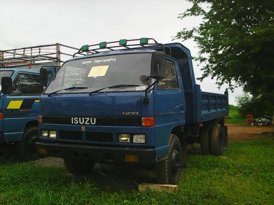 ขายหกล้อดั้มพ์ ISUZU-NPR59LU5M-115HP ปี37 เอฟหน้า-หลัง พวงมาลัยเพาเวอร์ ดั้มสามมิตร