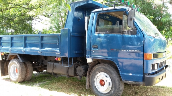 ขายหกล้อดั้มพ์ ISUZU-NPR59LU5M-115HP ปี37 เอฟหน้า-หลัง พวงมาลัยเพาเวอร์ ดั้มสามมิตร