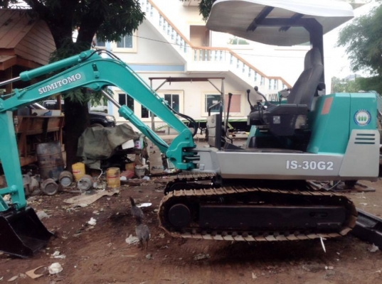 ขายรถขุดแบคโฮ SUMITOMO. Pc30 (คอนโทลสั้น. ปั๊มนิ้ว. แทรคเหล็ก) เครื่องแน่น. ปั๊มแรง. รถพร้อมใช้งาน