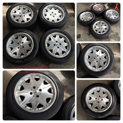 ขายล้อแม็กซ็ขอบ15 VIP กว้าง7" 4รู100แถมยาง ราคา 5,900฿