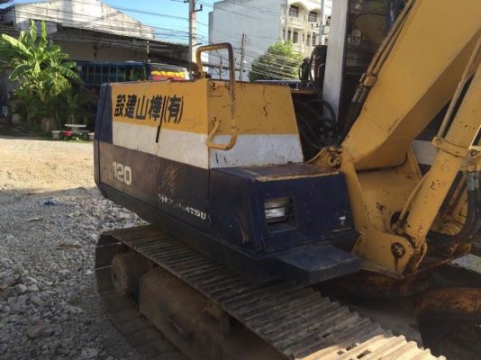 ขายรถแมคโค KOMATSU PC100 โซ่ใบแท้สวย แอร์เย็น ใช้งานดี