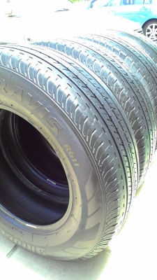 205/70R15 BRIDGESTONE DURAVIS R611 ไม่มีปะ ชุด 4 เส้น ปี2013 tel.081-427-3941
