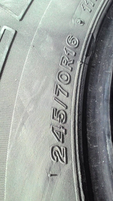 245/70R16 BRIDGESTONE DUELER HT 840 ชุด 4 เส้น tel.081-427-3941