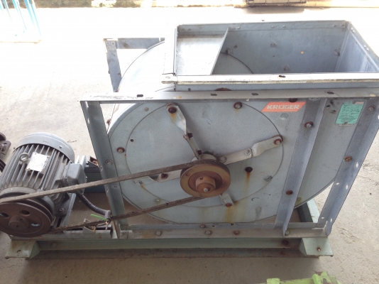 ขายโบวเวอร์ดูดฝุ่น-อากาศ Kruger มอเตอร์ Teco 5.5HP. 380V สภาพสวย วิ่งนิ่ม พร้อมใช้งาน
