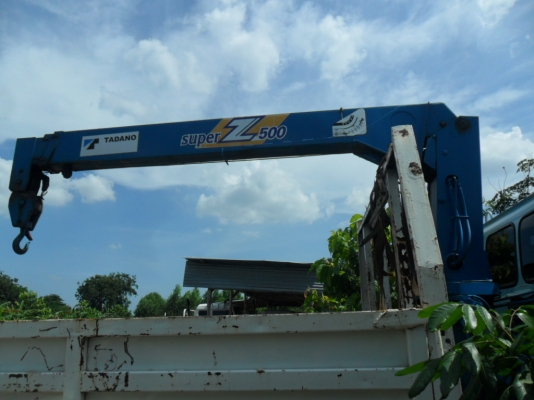 รถเครนมือสอง,สิบล้อเพลาเดียว,Isuzu Rocky 175 แรง ,ติดเครนห้าตัน
