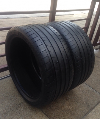 ยาง Dunlop Sportmaxx 255 35 19 ปี13 จำนวน2เส้น ดอกดี สภาพสวย