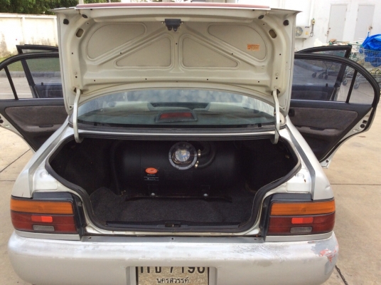 ขายรถ โตโยต้า สามห่วง ปี93 เครื่องหัวฉีด 1.6 เกียร์ธรรมดา ติดแก๊ส LPG เพาเวอร์ ไฟฟ้าทั้งคัน ภายในเบาะเดิมๆแอร์หนาว วิทยุCD. ตัวถังเดิมๆทั้งคันซอกเดิมทั้งคัน ห้องเครื่องเดิมๆ รถทรงดีไม่มีชน แม็ก15" เครื่องแน่น รถขับดีมาก ขายถูกครับ