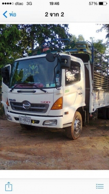 ขาย6ล้อHINO FC9J เมก้า500แท้ ปี52 ยูโร3กระบะยาว5.50เมตรพร้อมคอกแป็ป