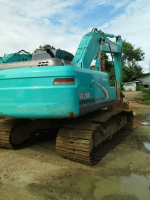 ขานรถแบคโฮ KOBELCO MARK 8 YN 12 SUPER โซ่หนาเอวแน่นไฟฟ้าเต็มเอกสารเล่มทะเบียน