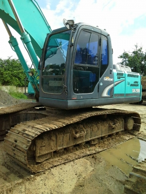 ขานรถแบคโฮ KOBELCO MARK 8 YN 12 SUPER โซ่หนาเอวแน่นไฟฟ้าเต็มเอกสารเล่มทะเบียน