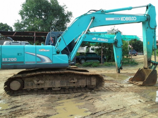 ขานรถแบคโฮ KOBELCO MARK 8 YN 12 SUPER โซ่หนาเอวแน่นไฟฟ้าเต็มเอกสารเล่มทะเบียน