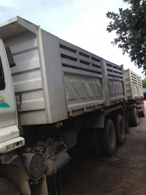 ขายรถบรรทุก 10 ล้อดัมพ์ ISUZU DECA 270 แรงม้าปี 2543 มีระบบลากพ่วง ราคา 1500000