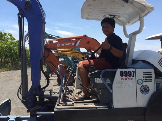 ขายด่วนรถแบ็คโฮขุด-ดัน MITSUBISHI MM35B สภาพพร้อมใช้งานเครื่องดี  ปั้มดี เอวแน่น สภาพสวย