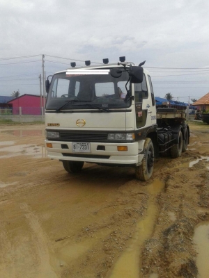 Hino FM3M/ หัวลากมือสอง/ สวยจังวิ่งน้อย ยางดี คัสซีเหลี่ยม พร้อมหางพื้น 12 เมตร ยางเรเดียร