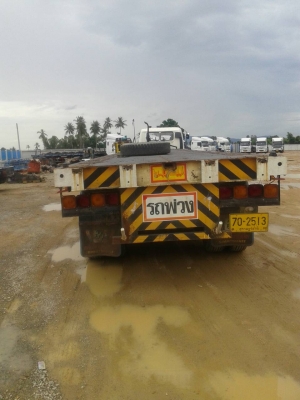 Hino FM3M/ หัวลากมือสอง/ สวยจังวิ่งน้อย ยางดี คัสซีเหลี่ยม พร้อมหางพื้น 12 เมตร ยางเรเดียร